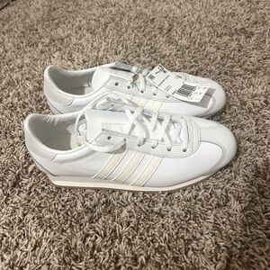 Women’s Adidas White and Cream Casual Sneakers